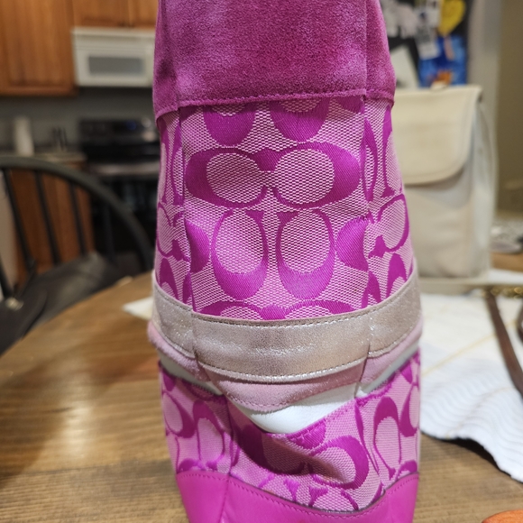 Coach Pink Gallery Patchwork Tote - Picture 5 of 12